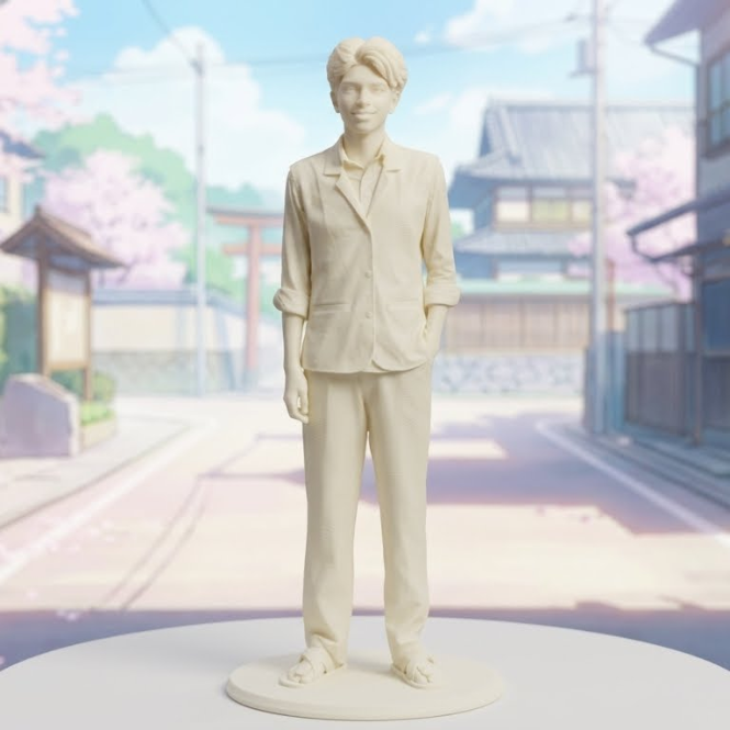 Custom 3D Printed Character Model